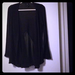 Cardigan with back detail